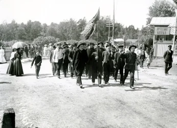 Protestmarsch in St. Petersburg, 1906